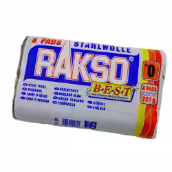 Rakso Stahlwollepads 1 Packung = 8 Stück