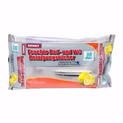 Reinex Feuchte Bad- und WC Reinigungstücher 7835