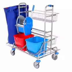 Reinigungswagen RW2 Edelstahl RW 2 ES