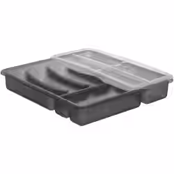 Rotho BASIC Besteckkasten mit Extra-Top-Gleiter 1752290001