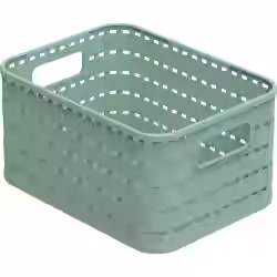 Rotho COUNTRY Aufbewahrungskorb Rattan 2 Liter