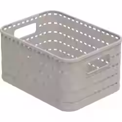 Rotho COUNTRY ECO Aufbewahrungskorb Rattan 2 Liter