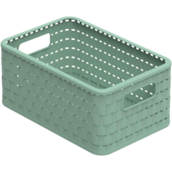 Rotho COUNTRY ECO Aufbewahrungskorb Rattan 6 Liter