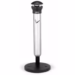 Rubbermaid INFINITY Standascher outdoor mit schwarzem Deckel FG9W3100SSBLA