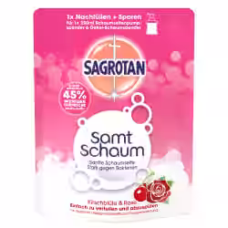SAGROTAN Samt-Schaum Handwaschschaum Nachfüller