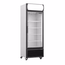 SARO Kühlschrank mit Glastür + Werbetafel