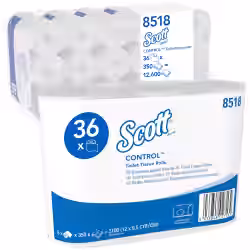 SCOTT Control™ 350 Toilet Tissue Rollen 8518
