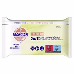Sagrotan Desinfektionstücher To-Go 2in1