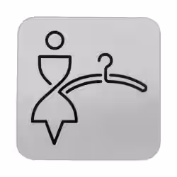 SanTRAL Hinweisschild Damenumkleide