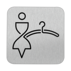 SanTRAL Hinweisschild Damenumkleide