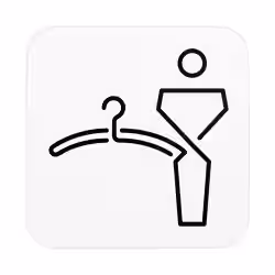 SanTRAL Hinweisschild Herrenumkleide