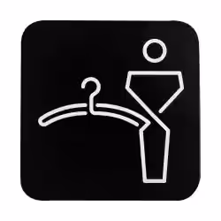 SanTRAL Hinweisschild Herrenumkleide