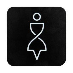 SanTRAL WC Schild Damen