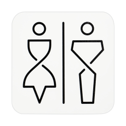 SanTRAL WC Schild Damen und Herren