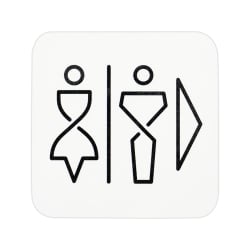 SanTRAL WC Schild Damen und Herren