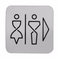 SanTRAL WC Schild Damen und Herren