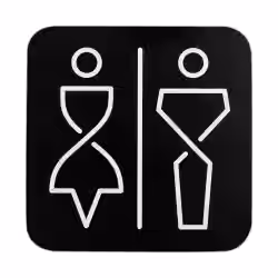 SanTRAL WC Schild Damen und Herren