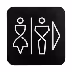 SanTRAL WC Schild Damen und Herren