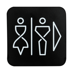 SanTRAL WC Schild Damen und Herren