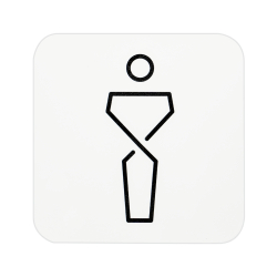 SanTRAL WC Schild Herren