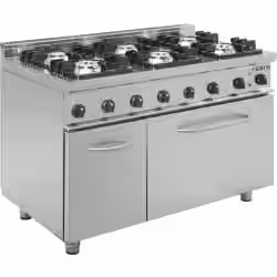 Saro Gasherd mit Elektrobackofen E7/KUPG6LE