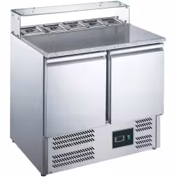Saro Pizzatisch mit Glasaufsatz EPS900G
