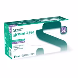 Sempermed green X-free Nitrilhandschuhe
