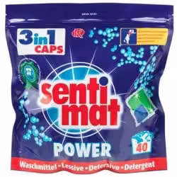 Sentimat Power 3in1 Caps Universalwaschmittel