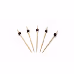 Sier Disposables Picker Bambus mit schwarze Kugel