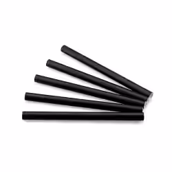 Sier Disposables Trinkhalm Papier schwarz Maße (Ø x L): 10 mm x 15 cm