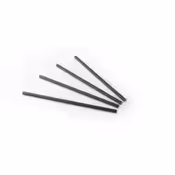 Sier Disposables Trinkhalm Papier schwarz Maße (Ø x L): 8 mm x 24 cm