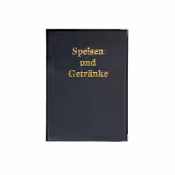 Sigel Speisekarten-Mappe mit Goldprägung SM101