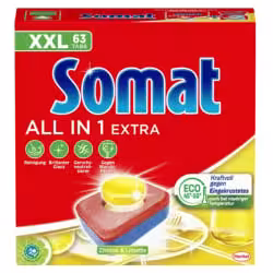 Somat All in 1 Extra Zitrone & Limette Spülmaschinentabs