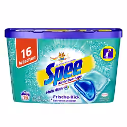 Spee Aktiv Duo-Caps Frische Kick Vollwaschmittel SFC16