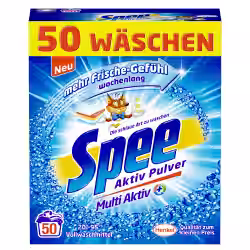 Spee Aktiv Pulver Waschpulver, 50 WL SPA50 , 2,75 kg - Packung für ca. 50 Waschladungen 2 Spee Aktiv Pulver Waschpulver 50 WL SPA50 275 kg Packung fuer ca. 50 Waschladungen