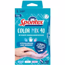 Spontex Color Mix Einmalhandschuhe