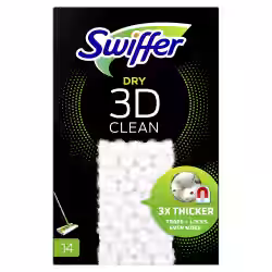 Swiffer Trocken Wischtücher 3D Nachfüllpackung