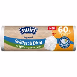 Swirl Müllbeutel Zugband Reißfest & Dicht