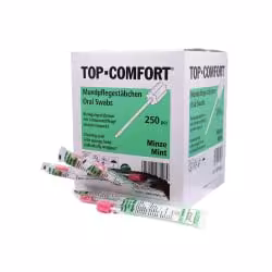 TOP COMFORT Mundpflegestäbchen mit PU Schwamm