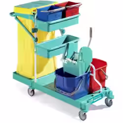 TTS Green 30 Systemwagen Mit Halterrahmen: 2 x 70 Liter