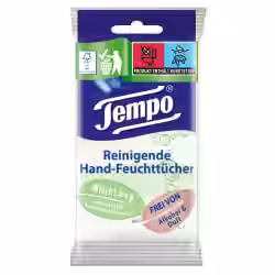 Tempo Feuchttücher Hände