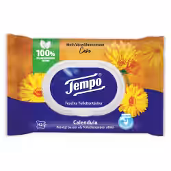 Tempo Kamille Feuchte Toilettentücher 836248