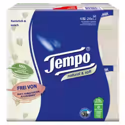 Tempo natural & soft Taschentücher 830467