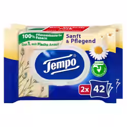 Tempo sanft & pflegend feuchte Toilettentücher 836198