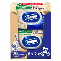 Tempo sanft & pflegend feuchte Toilettentücher Großpackung 836198