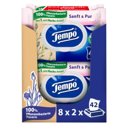 Tempo sanft & pur feuchte Toilettentücher Großpackung 836199