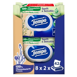 Tempo sanft & sensitive Toilettentücher Großpackung 836197