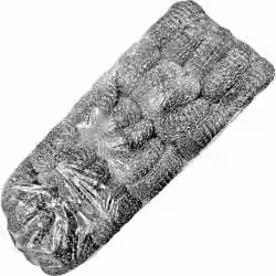 Topfkratzer-Stahlschwamm 1 Packung = 25 Stahlwolle-Pads