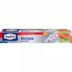 Toppits Alu-Folie im Abreißkarton