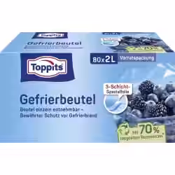 Toppits Gefrierbeutel Standboden Vorratspack  4008871208125
